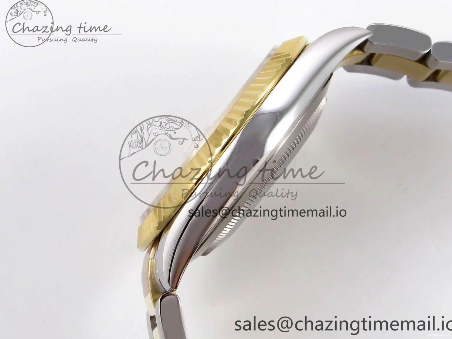 0117 DateJust 41 SS YG ARF 1:1 Best Edition 904L Steel White MOP Dial on Oyster Bracelet SH Sporty 1257